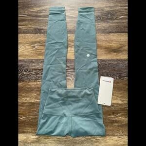 Lululemon Wunder Train High Rise 28” Crater Blue Size 0 NWT